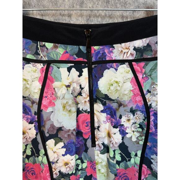 Rebecca Minkoff Della Muliticolor Floral Print Slit A-Line Skirt Size 8 EUC - Picture 3 of 8